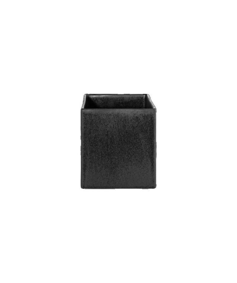 QUADRO цветочные горшки 10x10x10CM черные керамические ASA SELECTION