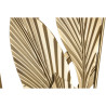 Wall Decoration DKD Home Decor Golden Tropical Leaf of a plant 80 x 2 x 80 cm,,,