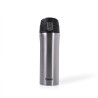 Double wall vacuum travel mug 420 ml BLACK (stainless steel)