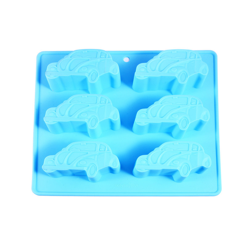 6 cups cake mold CARS 22x20x2.5 cm (silicone)