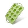 12 cup cake pan 37x23x4 cm (silicone)