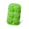 6 cups cake mold NARCISSUS, TULIP 26,5x17x3 cm (silicone)