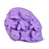 8 cups cake mould INSECTS 26x14.5x3 cm (silicone)