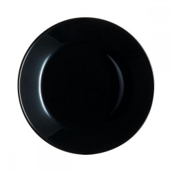 ZELIE BLACK DESSERT  PLATE...