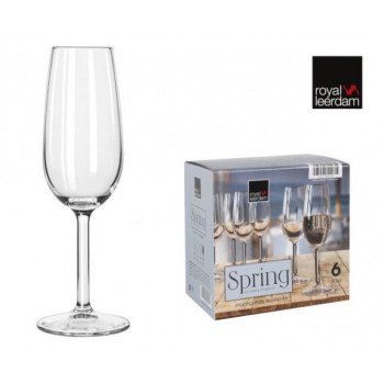Taurės šampanui 200ml 6vnt SPRING