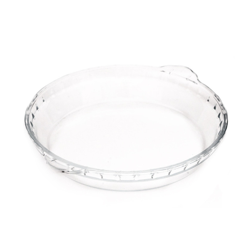 Round baking dish 25x4.8 cm (borosilicate glass)