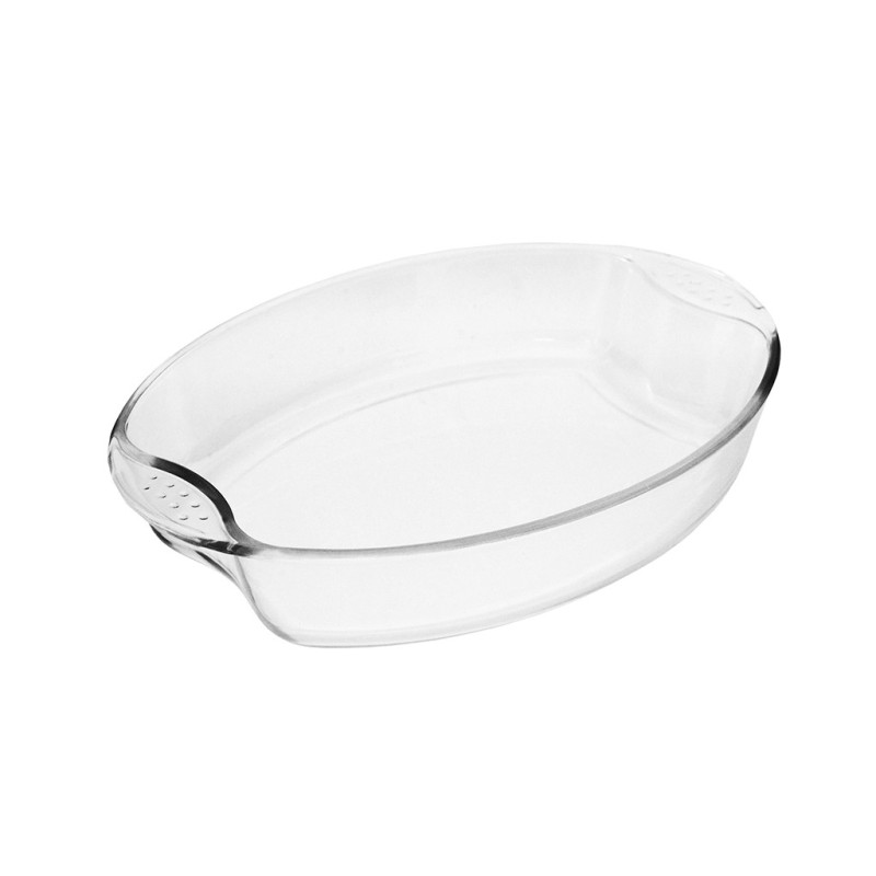 Oval baking dish 35x25x6.6 cm / 2.9 LTR (borosilicate glass)