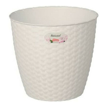 Stiklainis Stefanplast 73450 Balta Plastmasinis 14 x 13 x 14 cm,,,