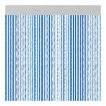 Užuolaidos Acudam Brescia Durys Mėlyna Išorinis PVC Aliuminis 90 x 210 cm,,,