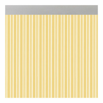 Užuolaidos Acudam Ferrara Durys Geltona Skaidrus Išorinis PVC Aliuminis 90 x 210 cm,,,