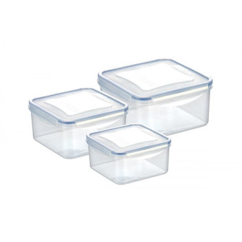 FRESHBOX KASTĪŠU SET. 3PC.. 0.4L,0.7L,1.2L, Tescoma