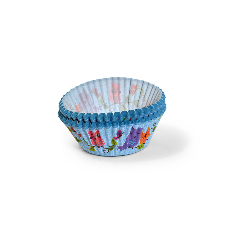 Set of 50 cupcake liners 50x32.5 mm (40g grease proof paper), art.6636