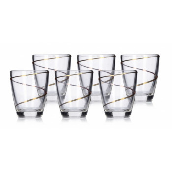 из стеклаiukai 25ml 6шт Barylka decor spiral.