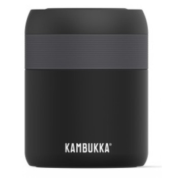 BORA ĒDIENU ТЕРМОС  600ML, MATĒTS, MELNS, Kambukka