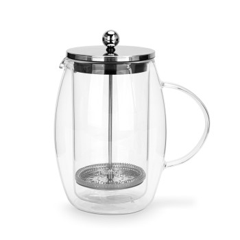 Double wall French press 1 l, art. 9128