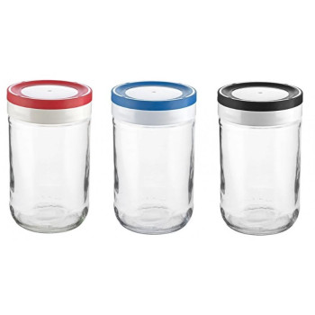 FOR STORAGE  CAPACITY  660ML, AR COVER , ASORT.KRĀSAS, STIKLS, Anitex