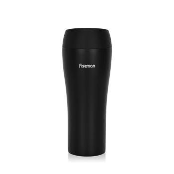 Termokrūze 420 ml, melna (nerūsējošais tērauds)