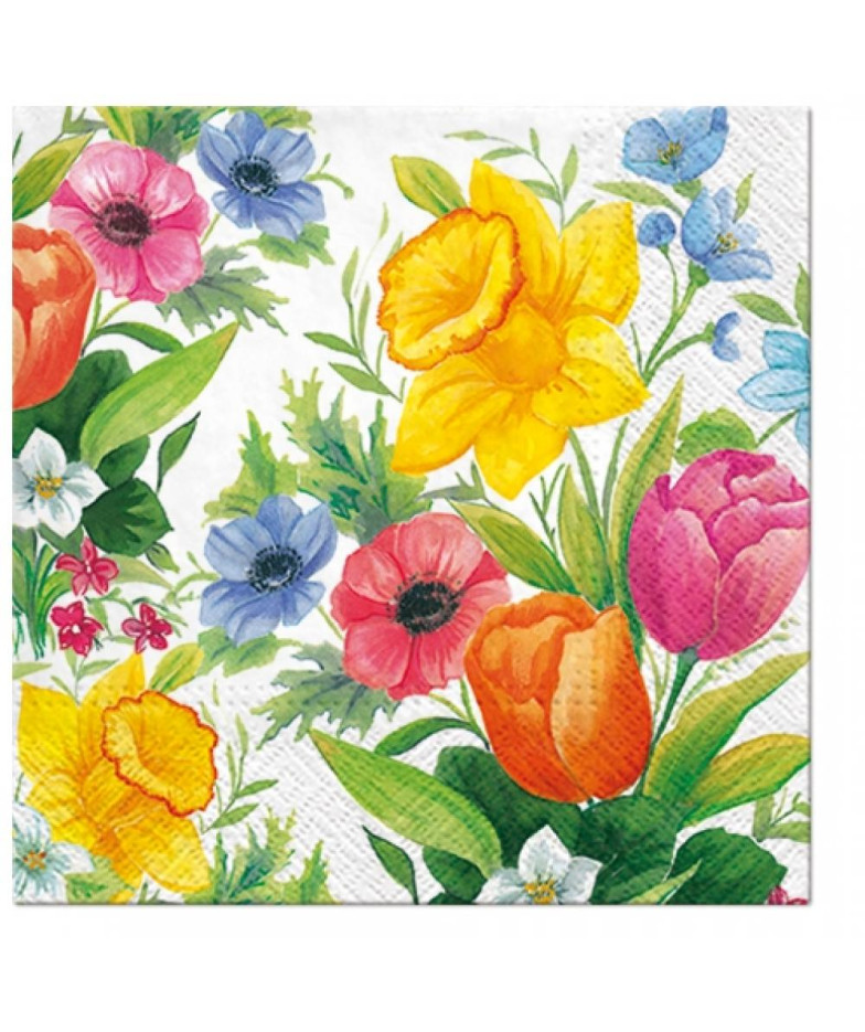 Napkins 33x33CM, Spring Meadow, Paw Decor Collection