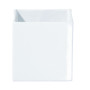 QUADRO vaas 10x10CM H10CM, valge, keraamika, ASA SELECTION