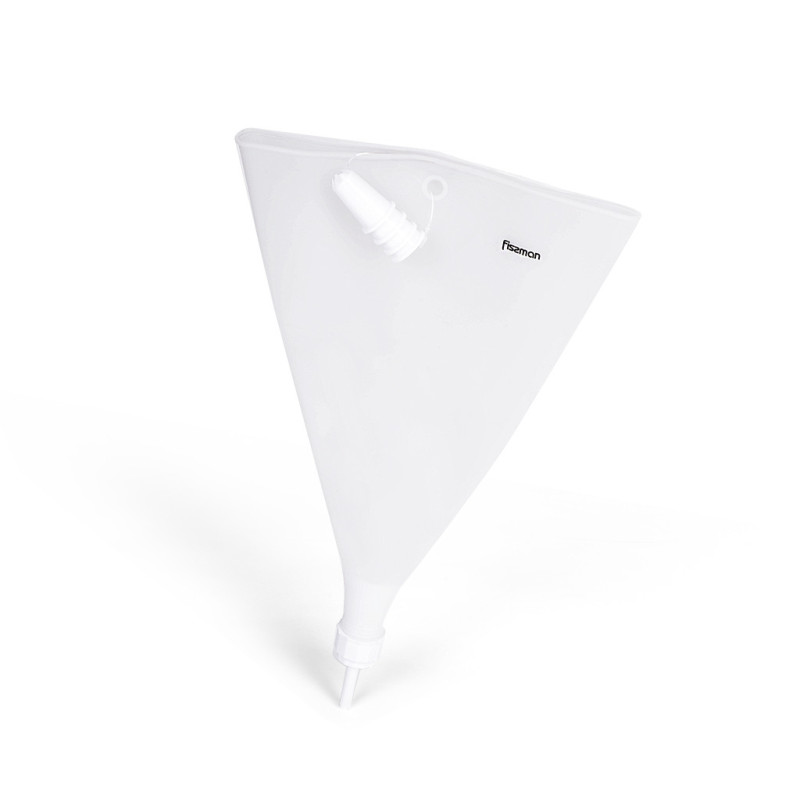 Icing bag 39.5x21 cm with 4 nozzles TRANSPARENT (silicone)