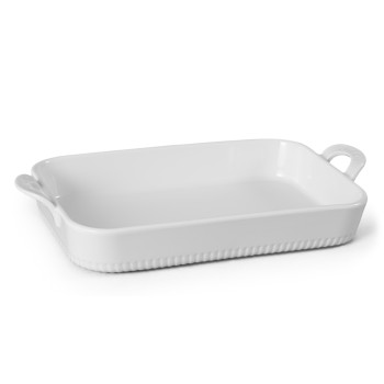 Baking dish 34 x 23 x 5 cm / 2.2 l Horeca porcelain