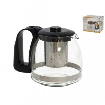 Arbatinukas stikl. 0.7L su met. sieteliu HERBAL