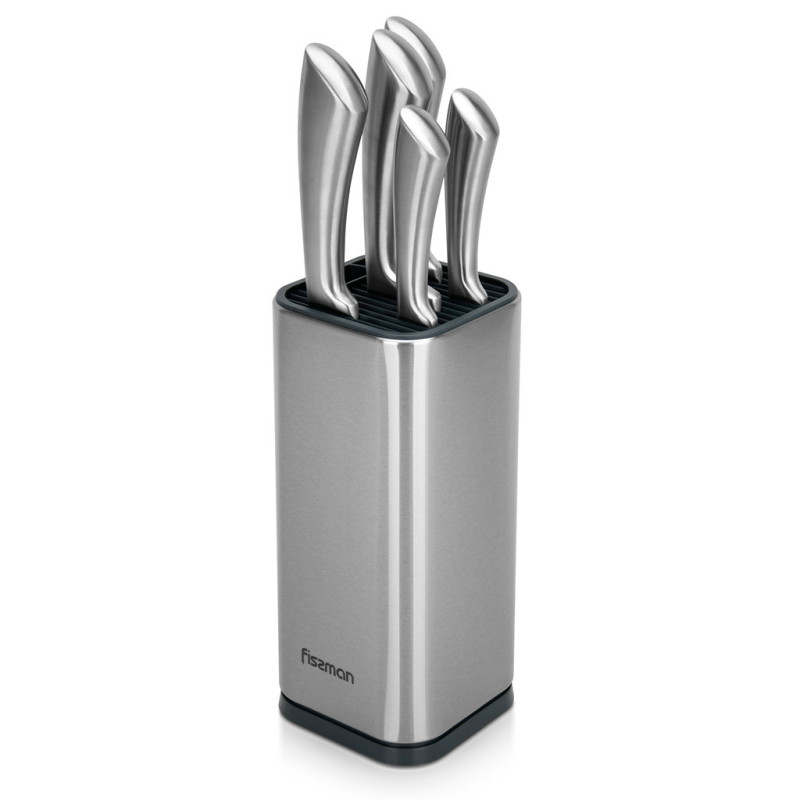 Knife set JARL 6 pr. in a metal stand