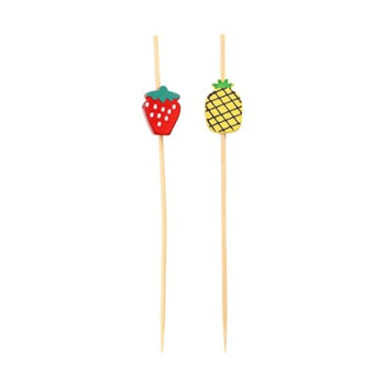 FRUIT PĀRTIKAS IESMIŅI 40PC.., 12CM, BAMBUSS 0.0429kg/iepak., Pap Star