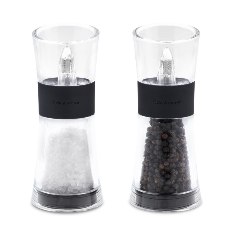 FLIP SALT / PEPPERMILL  SET.15.5CM, AKRILS/PLASTMASA, Cole and Mason