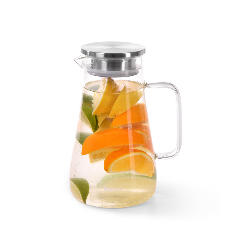 Jug ACQUA 1200 ml with filter (borosilicate glass)