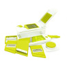 All-in-one Magic chopper + mandolin slicer with container 25x11x8.5 cm 11 pcs (ABS + stainless steel), art. 8643