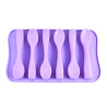 6 cups ice cube and chocolate mold SPOONS 21x10.5x1.5 cm (silicone)