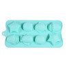 8 cups ice cube and chocolate mold SEAFOOD 18x10x2 cm (silicone)