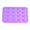 20 cups ice cube and chocolate mold QUAIL EGGS 28x19x1.2 cm (silicone)