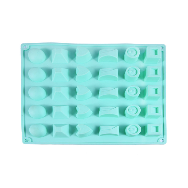 30 cups ice cube and chocolate mold ALLSORTS 25x17x3 cm (silicone)