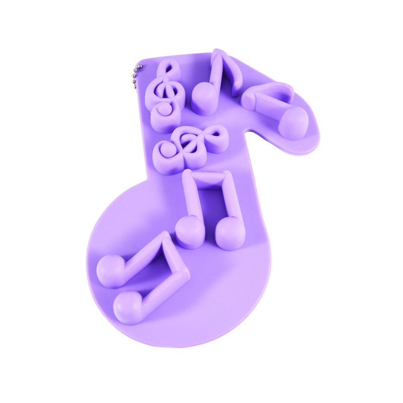 6 cups ice cube and chocolate mold MELODY 16.5x13.5x1.8 cm (silicone)