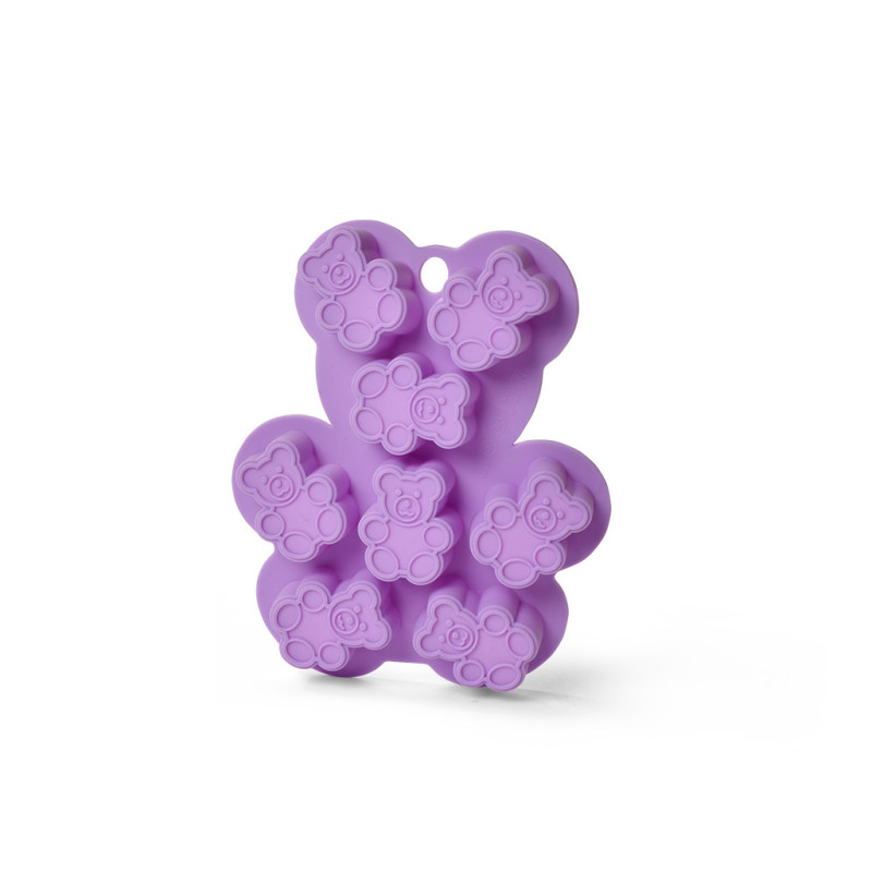 8 cups ice cube and chocolate mold TEDDY BEARS 13x11x1.5 cm (silicone)