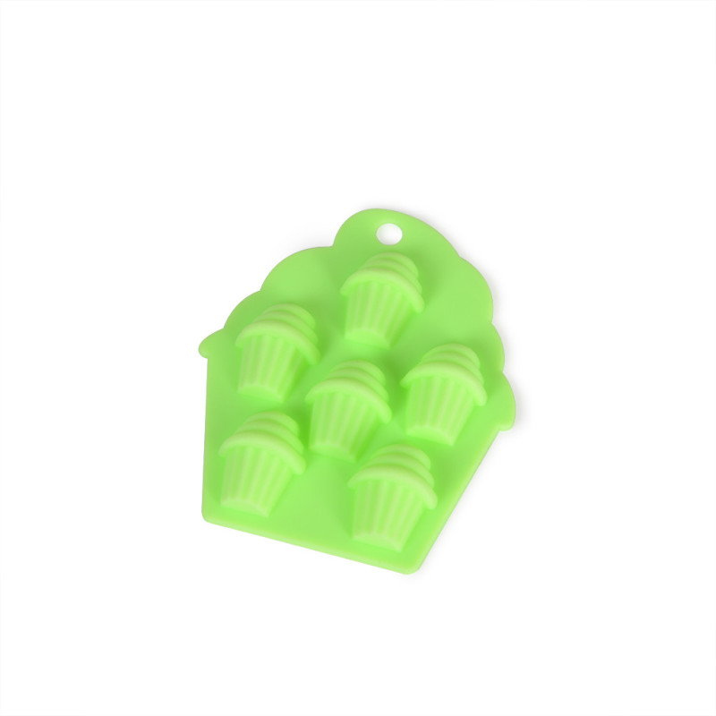 6 cups ice cube and chocolate mold MUFFIN 15x11.5cm (silicone)