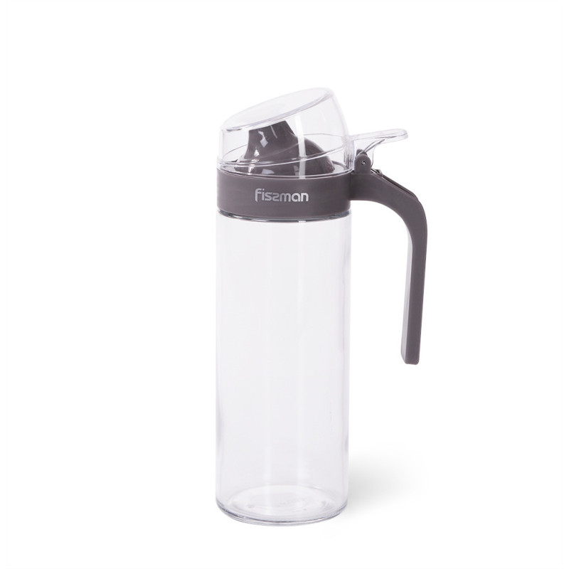 Oil bottle 400 ml with plastic lid (glass)