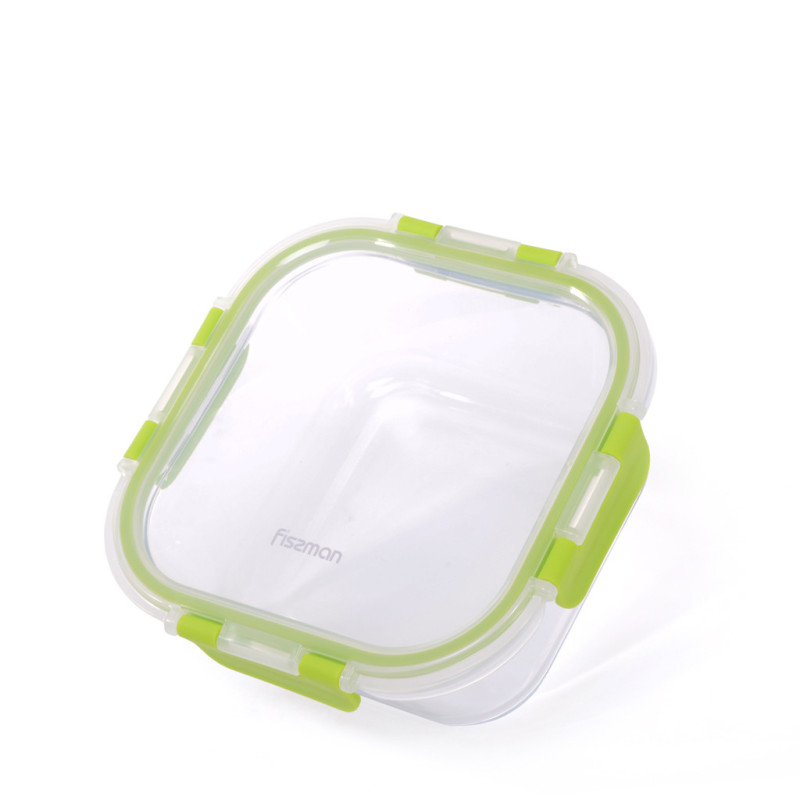 Container with PP lid 15x15x6 cm / 760 ML (borosilicate glass)