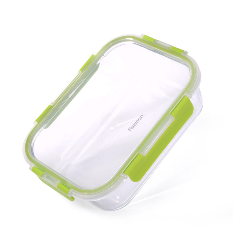 Container with PP lid 19x14x6 cm / 1000 ML (borosilicate glass)
