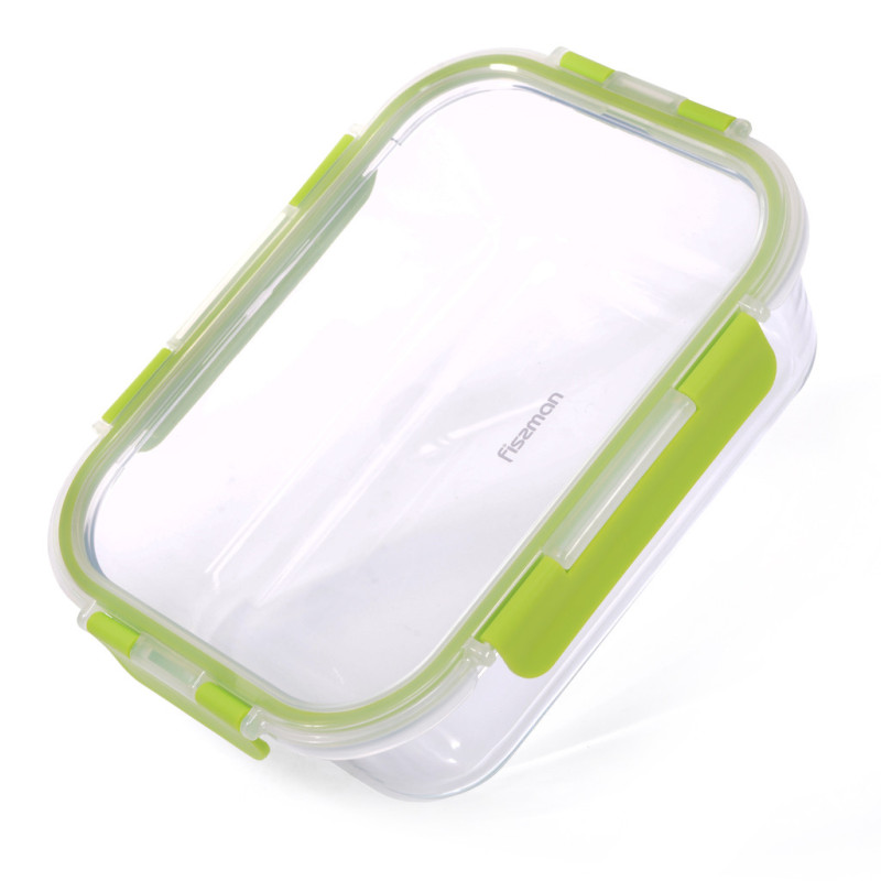 Container with PP lid 22x16x7 cm / 1440 ML (borosilicate glass)