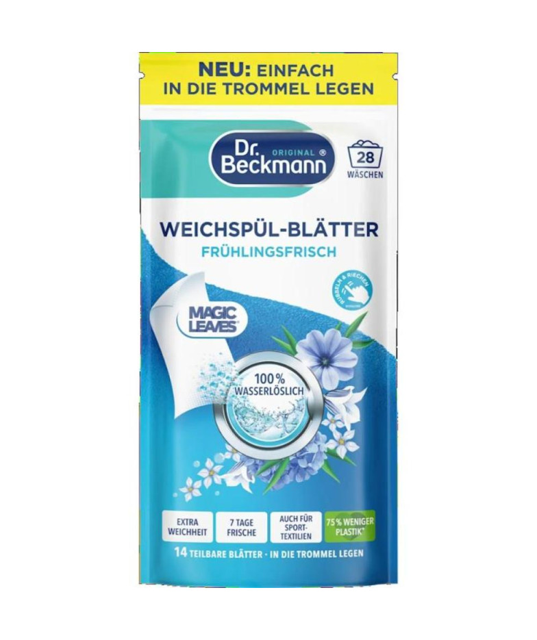 DR.BECKMANN Fresh Breeze Fabric Softener Sheets, 28 Washes