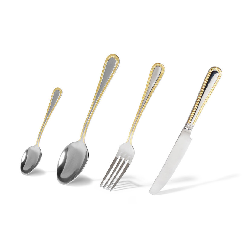 BASTIA golden 24 pcs cutlery set (stainless steel)
