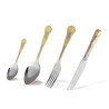 ROUSSE golden 24 pcs cutlery set (stainless steel)