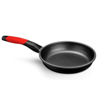 Сковородка с антипригарным покрытием BRA A411222 Чёрный Красный Нержавеющая сталь Алюминий,,,,