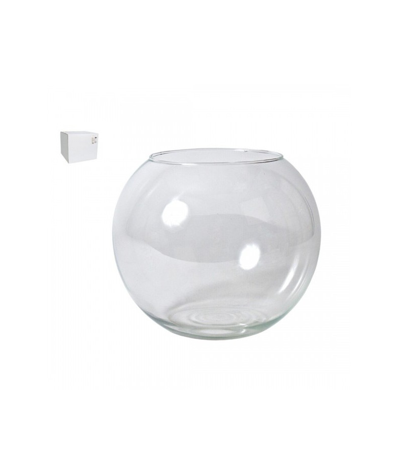 Vaza из стекла. 20cm apaļš 174-02