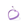 Egg ring HEART 11x2cm (silicone)