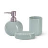 Set of soap dispenser 300 ml tumbler 290 ml and soap dish (ceramic)), art. 9508