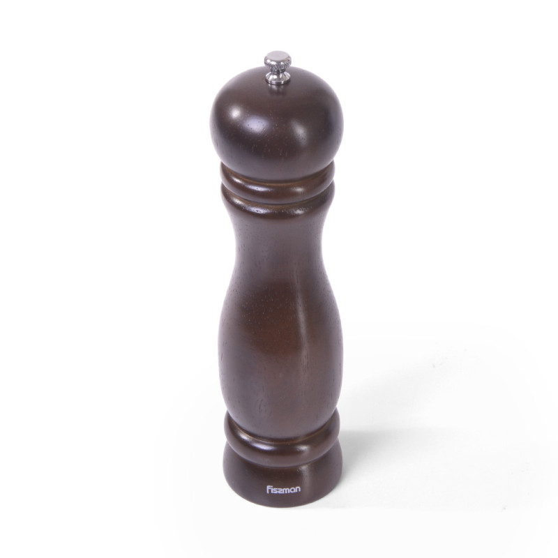 Pepper mill 21.5x5 cm (Rubber wood body with S/S grinder)